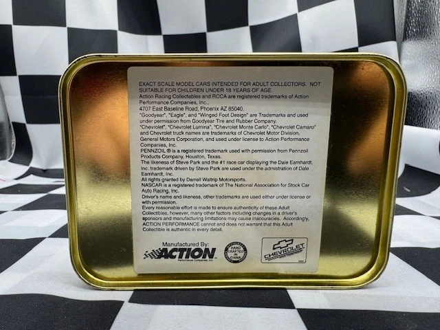 Pennzoil Edición Limitada Coleccionistas Set Die Cast Cars NASCAR #1 Park Waltrip Tin Foto 4 de 4