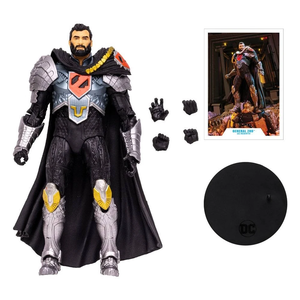 Dc Multiverse Action Figura General Zod 18 Cm Mcfarlane Toys - Imagen 3 de 4