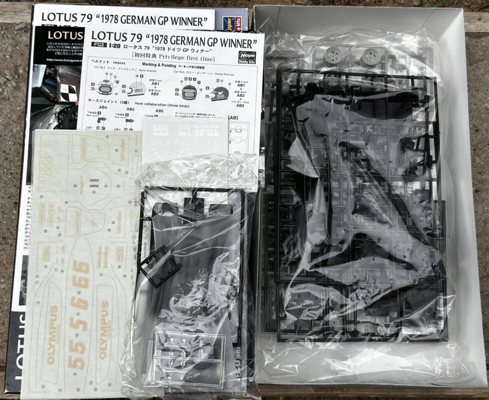 Lotus 79 F1 1978 Vincitore GP di Germania 1/20 Hasegawa 23203 - Prima edizion... - Immagine 3 di 3