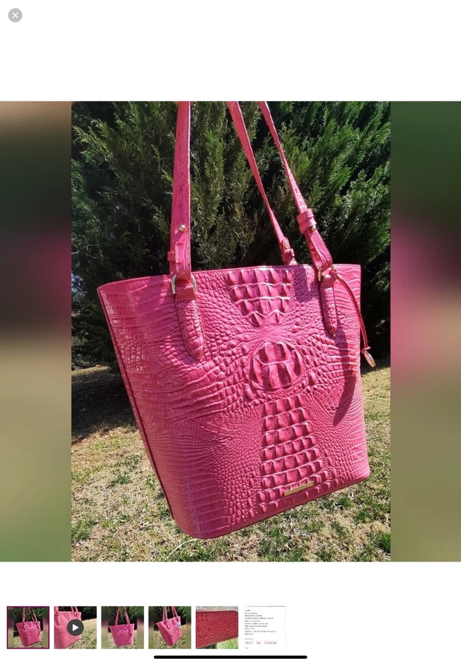 Brahmin Ezra Paradise rosa nuevo sin etiquetas Foto 2 de 4