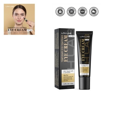 Temporary Eye Tightening Cream with Peptides - Rapid Puffiness Reduction, 0.5 oz