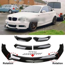 Car Front Bumper Lip Spoiler Splitter Glossy Black For 1 Series 3 Series X3 X5 Car Front Bumper Lip Spoiler Splitter Glossy Black For 1 Series 3 Series X3 X5