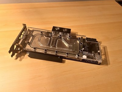 Untested EVGA NVIDIA GeForce RTX 2080 8GB Graphics Card EKWB Watercooled As Is