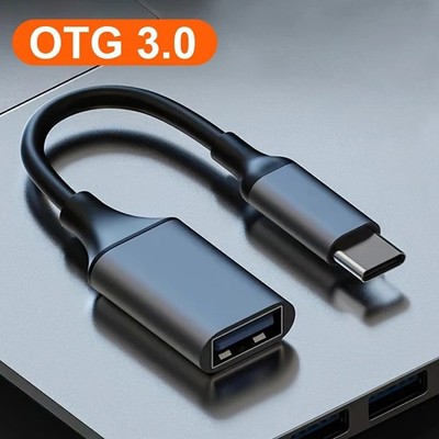USB-C Type C Male to USB 3.0 Type A Female OTG Adapter Converter Cable Cord Lot