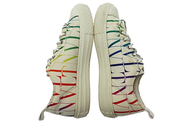 Valentino VALENTINO GIGGIES Canvas Sneakers White Size 41 Used thumbnail 4