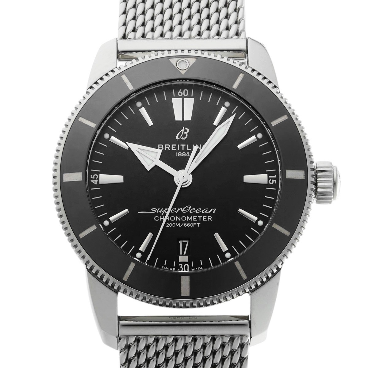 BREITLING Superocean Heritage B20 Automatic 44 AB2030121B1A1 black WATCH 758929