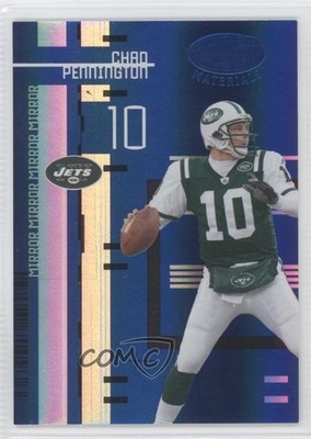 2005 Leaf Certified Materials Mirror Blue 23/50 Chad Pennington #81 2u3