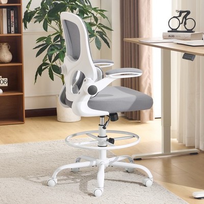 Executive Ergonomic Computer Standing Desk Chair Lumbar Adjustment Office Chair