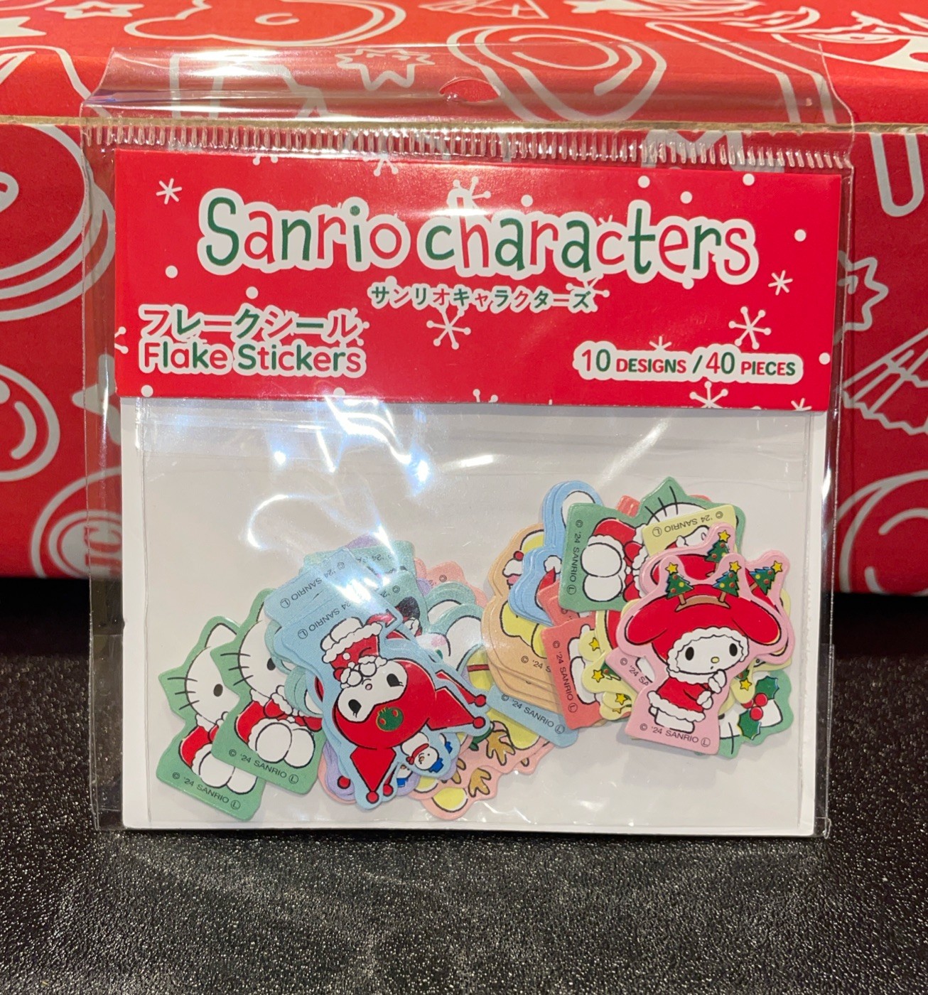 SANRIO Hello Kitty & Friends Flake Stickers Christmas 🎄10 Design /40 Total ⛄️