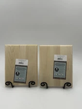 Walnut Hollow Basswood Wide Edge Rectangle 8 In x 10 In Wood Plaque Set Of 2