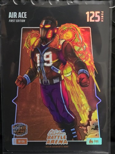 2026 Bo Jackson Battle Arena Air Ace Battlefoil Fire BF-134