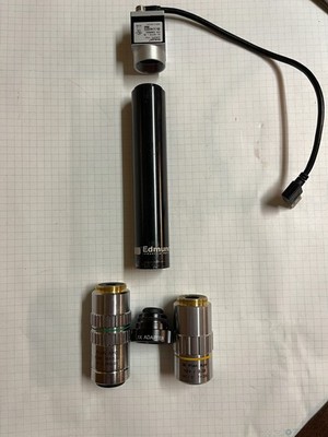Digital Microscope Camera, Objectives, and Accessories