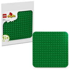 LEGO DUPLO Green Building Plate - Montessori Toy for 1+ year old Boys & Girls - 