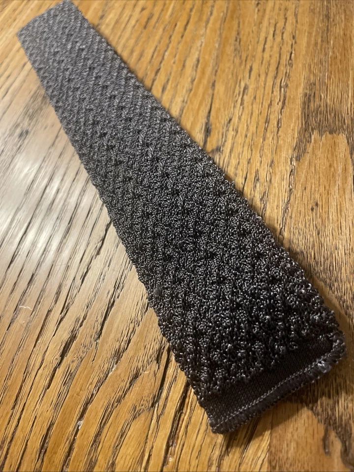 Calcetín de nailon de rayón tejido peregrino vintage años 50 corbata baúl columpio VLV Foto 2 de 4