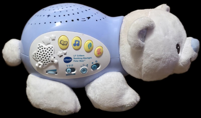 VTech Baby Lil' Critters Soothing Starlight Hippo - Music, Nature, Story, Lights