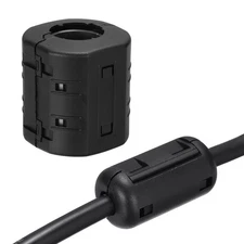 20mm Clip-on Ferrite Ring Core for Cable, Black 1pcs