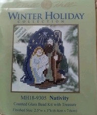 MILL HILL NATIVITY CROSS STITCH GLASS BEAD KIT MH18-9305