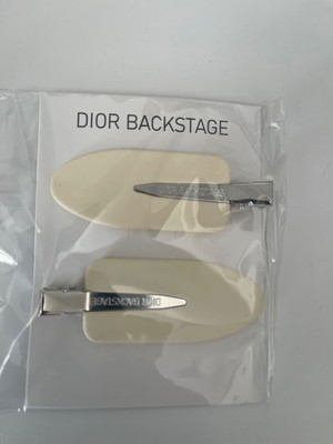 Dior Backstage off white  Hair Clip  set of two