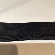 2" schwarz Gummizug