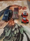 Vintage Hotwheels Redlines Custom T-Bird 1967  Custom Cougar 1967 Red Baron 1968