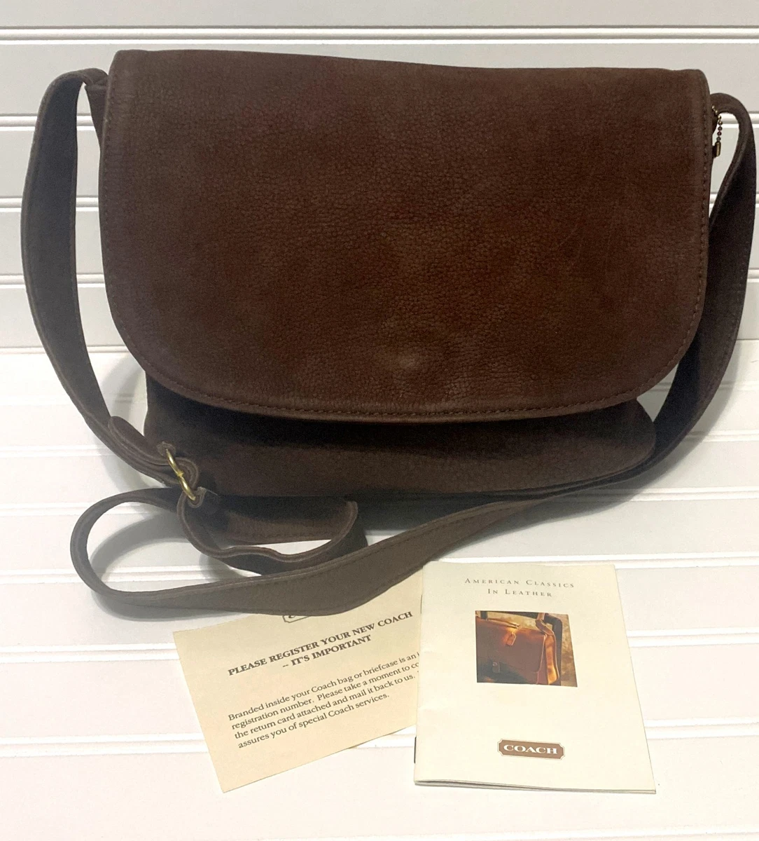 Las mejores ofertas en Coach Mujer Ante Vintage Bolsas, Bolsos y