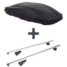 Dachbox G3 Spark 520 + Dachträger Menabo Pick-Up für Volvo V90 Kombi II 235/ 236