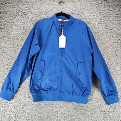 Ben Sherman Jacket Mens Small Blue Long Sleeve Full Zip *NWT*