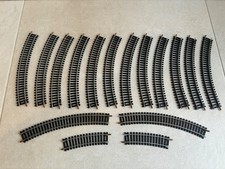 Lotto di 16 binari curvi Lima scala H0 anni 70