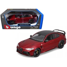 Bburago Alfa Romeo Giulia GTA Red Metallic 1/18
