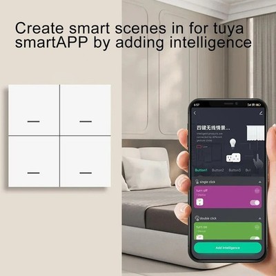 Für Smart Push Button Scene Controller mit Kompatibilität für Tuya App