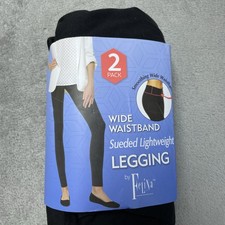 Felina Women's L/G Sueded Lightweight Leggings Black H1119