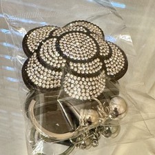 New Silver Flower Keychain/Bag Charm