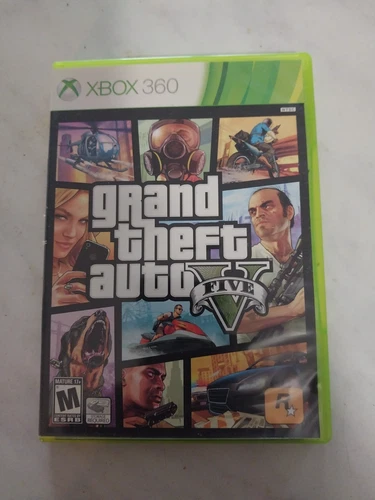 Grand Theft Auto V 5 (Microsoft Xbox 360, 2013)