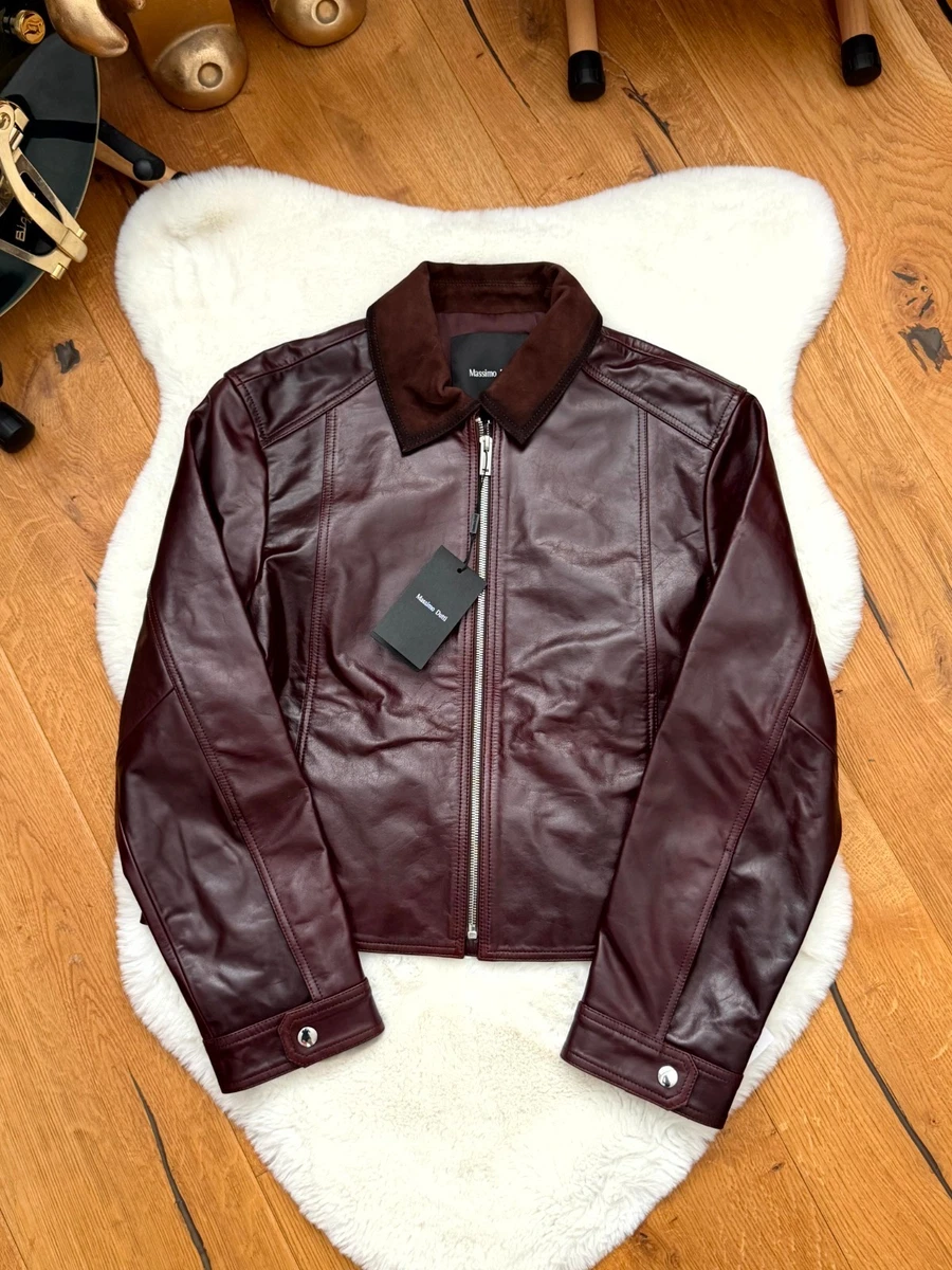 Massimo Dutti Coats, Jackets & Vests Leather Outer Shell for Women