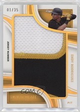 2023 Panini Immaculate Jumbo Memorabilia Jersey Number 1/35 Endy Rodriguez 7uo