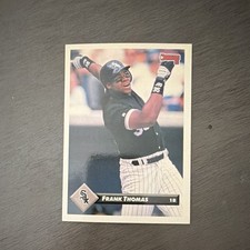 Donruss 1992 Frank Thomas #7 Chicago White Sox Baseball Card Base Set