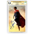 Sasha Calle Autographed Batman Superman World's Finest #21 Photo Var CGC SS 9.8