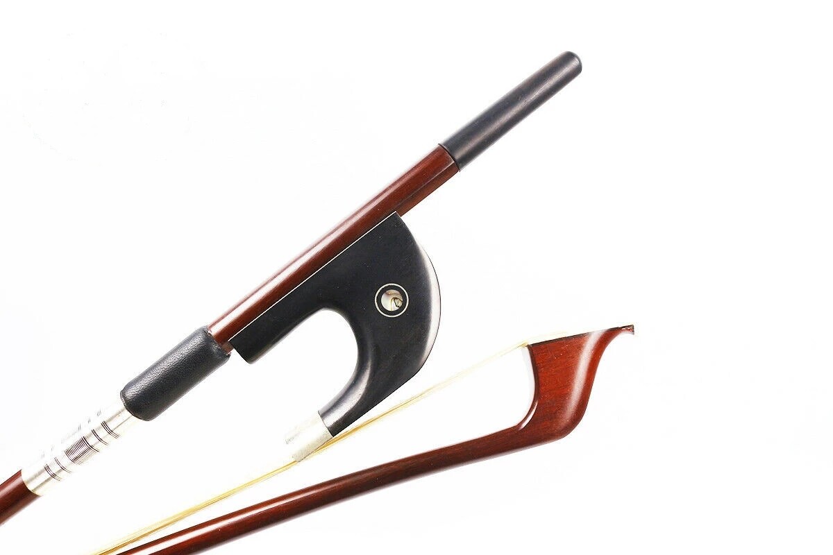 1pcs advanced Upright bass bow, Germany style brazilwood double bass bow 4/4
