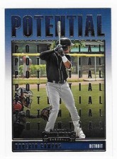 2020 Panini Contenders Potential Roberto Campos Detroit Tigers Baseball #P-3