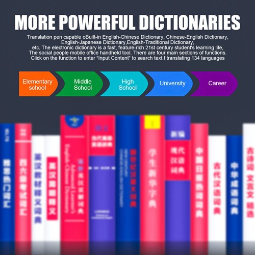 Pluma ScanTranslation, lector de texto inteligente, traductor de idiomas 134, traductor en línea - Imagen 10 de 16