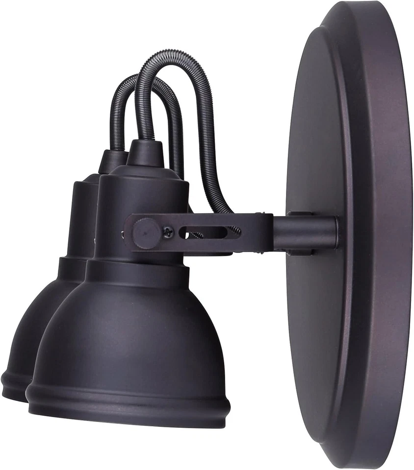 CANARM LTD Polo 2-Light Ceiling/Wall with Adjustable Heads, Oil Rubbed Bronze - Image 3 of 4