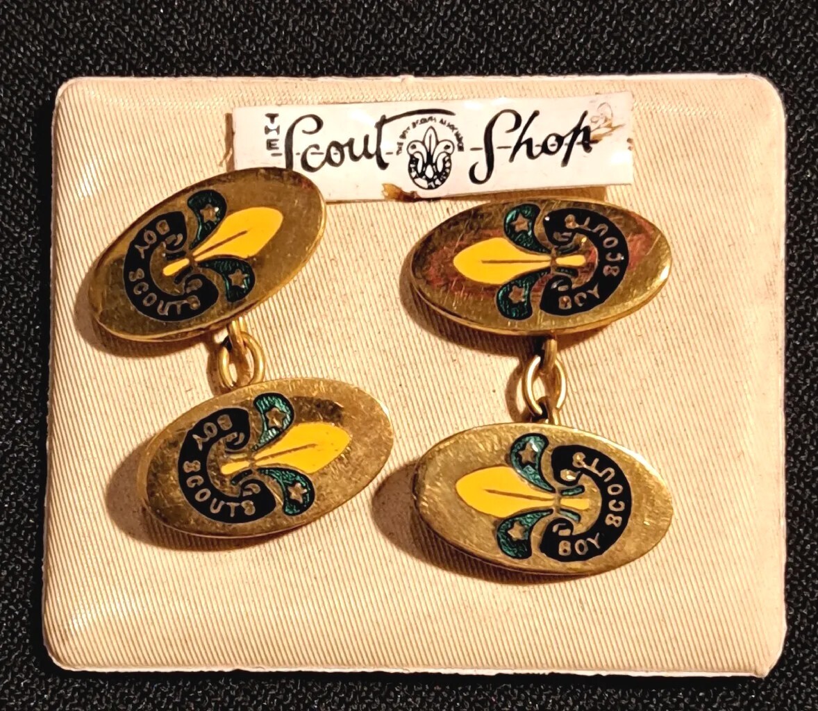 Vintage Boy Scouts Cuff Links British Made eBay