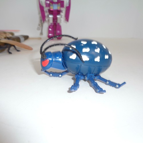 VTG Transforming Insect Icon Bot Figure Lot Bandai Tamagoras Beetle Convertors - Imagen 4 de 12