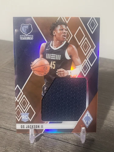 2023-24 Panini Phoenix - Rookie Jumbo Memorabilia Orange #RJM-GGJ GG Jackson /75 (MEM, RC)