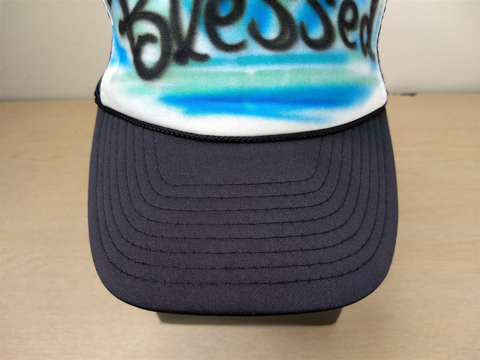 BLESSED GRAFFITI ADJUSTABLE SNAPBACK TRUCKER/MESH… - image 6