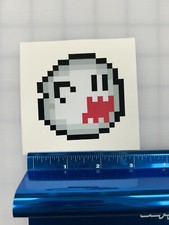Mario Boo Video Game Glossy Waterproof Vinyl Sticker Art