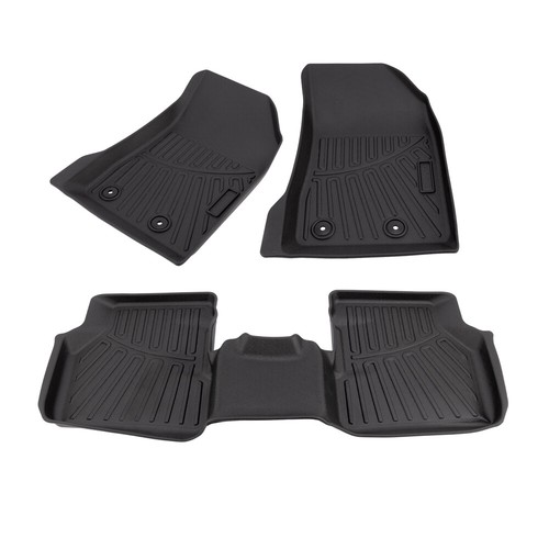 All Weather Floor Mats Liners TPE Rubber For 2017-2025 Jeep Compass Waterproof - Picture 14 of 20