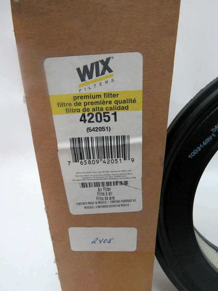 Filtro de aire WIX modelo 42051 para Lincoln Continental 1959-1968 nuevo de stock Foto 2 de 4