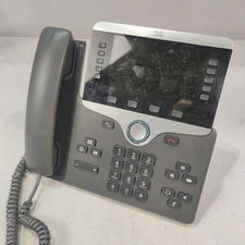 Cisco CP-8851-K9 5 Lines Widescreen LCD VoIP Phone, w/ Base - No Power Cord