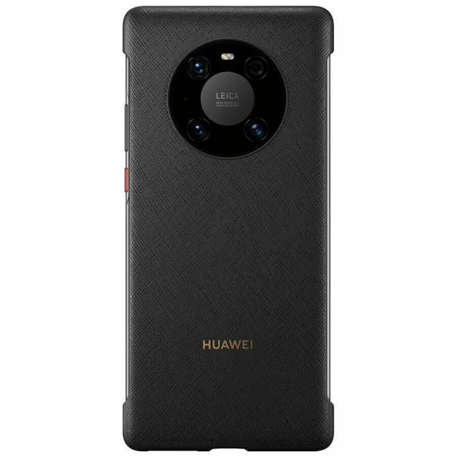Funda de cuero original Huawei Mate 40 Pro (especial para edición trasera de vidrio) Foto 2 de 4